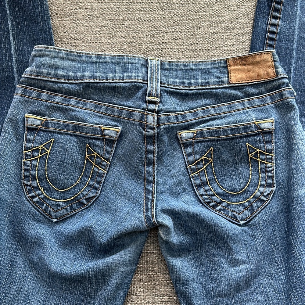 Vintage True Religion Jeans, size 27, Low Rise. Broken-In.